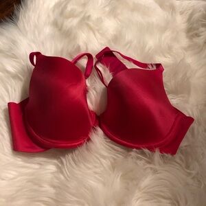 GAP Vibrant Red Satin Bra